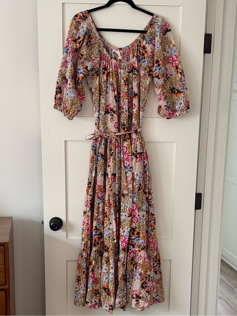Apiece Apart Pink “Tilton” Floral Maxi Dress